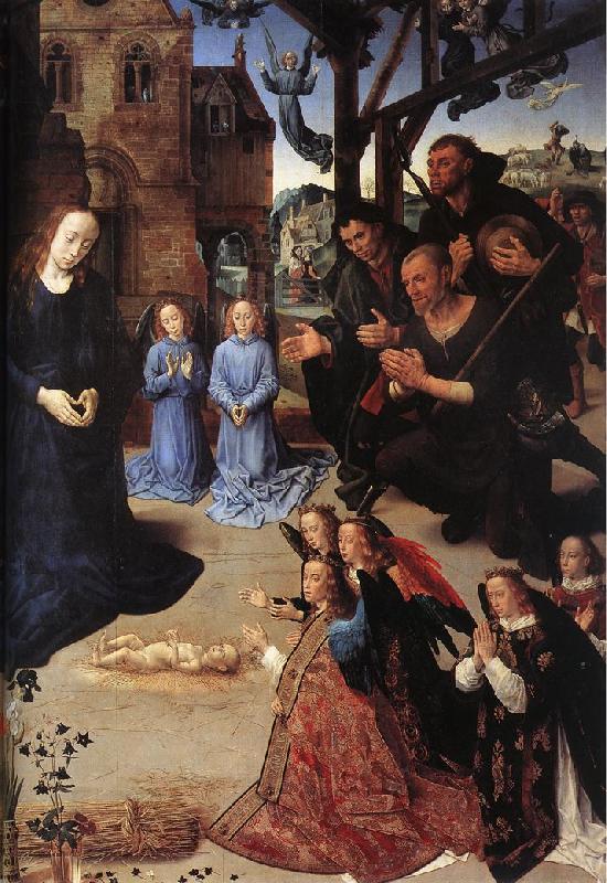 GOES, Hugo van der The Adoration of the Shepherds oil painting picture